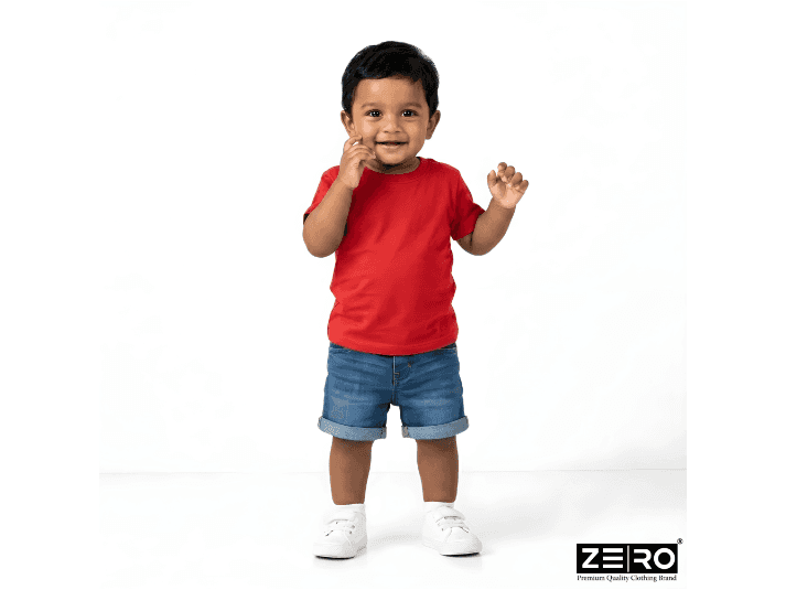 Pure Cotton SoftTouch Cloud Baby Boy Plain T-Shirt