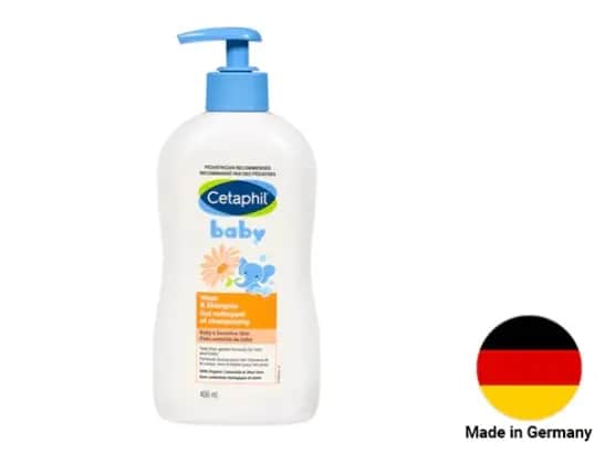 Cetaphil Baby Gentle Wash and Shampoo 400ml - GERMANY