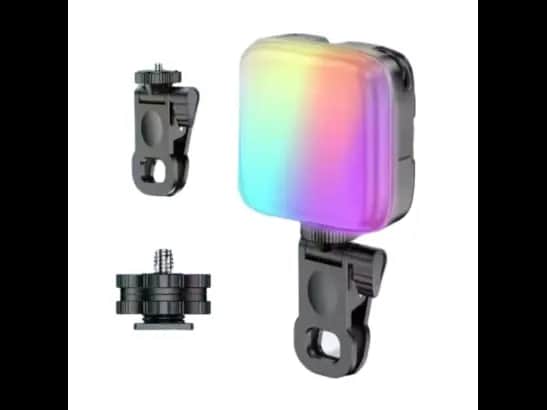 Plokama U80 Pro Portable RGB LED Light – Mini Photography Lamp Video Light for Mobile