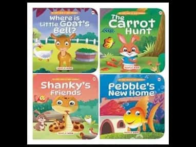 Story Books for Kids - Baby Animal Stories Box Set : 4 Books
