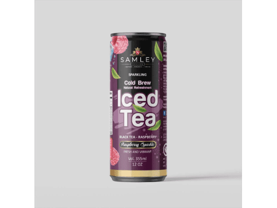 Samley Raspberry Sparkling Iced Tea - 355ml