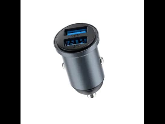 WiWU Wi-CC031 Nano Lite 12W PD Dual USB Fast Car Charger with 1 Year Warranty