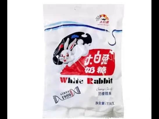 white rabbit creamy candy