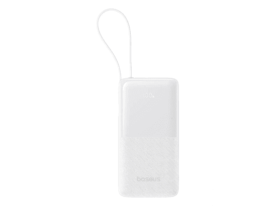 Baseus Bipow 2 10000mah 20W Digital Display Power Bank With Built-in Type C Cable