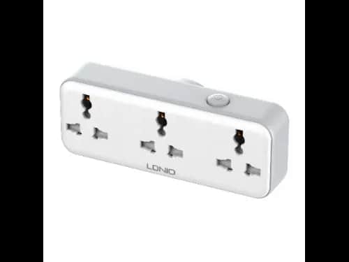 LDNIO SC3317 2500W Universal Outlet  Rotatable Plug Power Socket