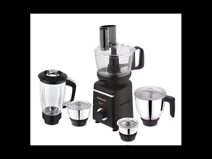Richsonic Indian 5 Jar Multi Food Processor with Mixer Grinder 800 Watts (3 year warranty)
