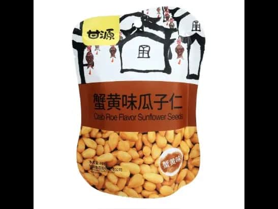 Crab Roe flavor sunflower seeds