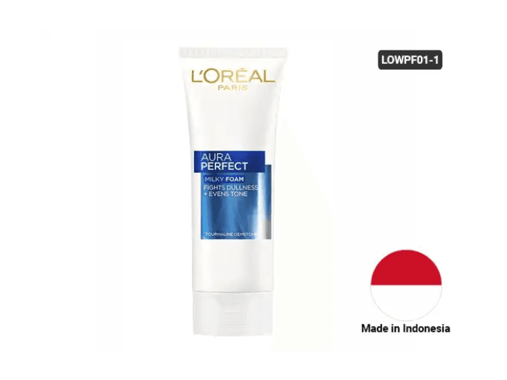 Loreal Aura Perfect Milky Foam Face Wash 100ml- INDONESIA