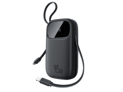 Digital Display Power Bank with USB-C+iP 20000mAh 45W