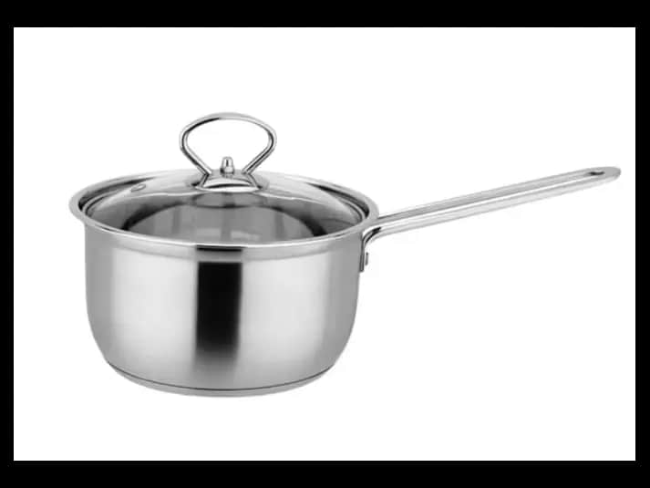 Premium Rich Stainless Steel Sauce Pan & Tea Pot – Durable, Elegant Cookware 100% Food Safe
