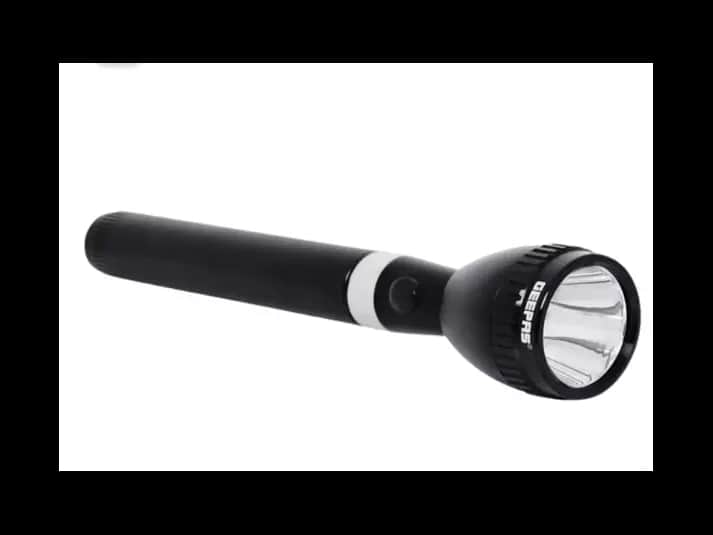 Geepas Rechargeable Flashlight – GFL3827N (Aluminum Body)