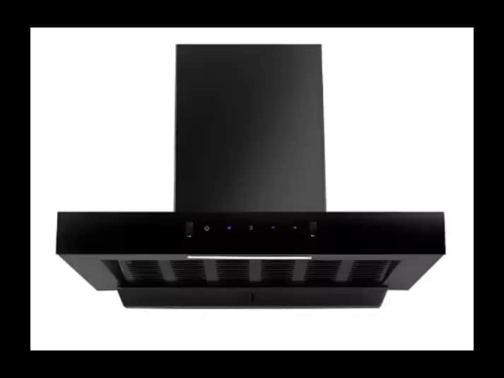 ‘T’ Shape Cooker Hood with Motion and Touch Control (Black) 60cm
