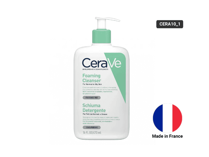Cerave Foaming Cleanser 473ml - FRANCE