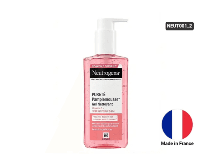 Neutrogena Fresh and Clear Face Wash with Vitamin C + 0.5% Salicylic Acid 200ml- FRANCE