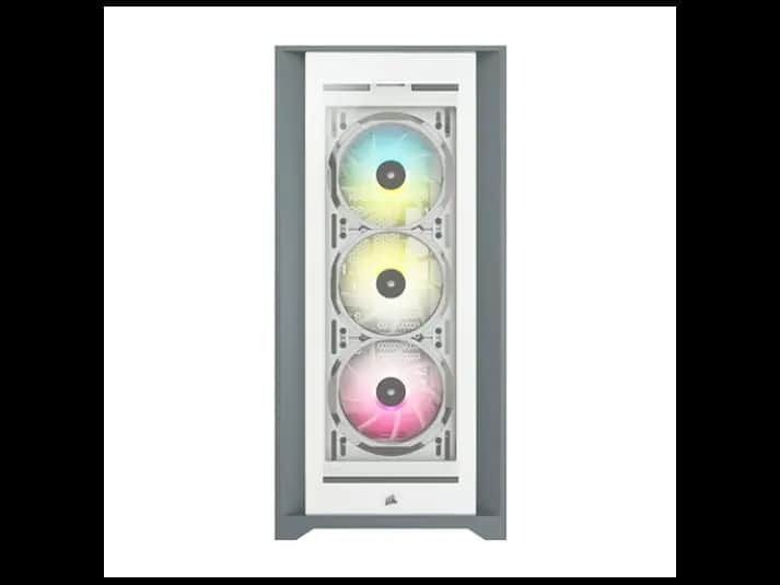 CORSAIR iCUE 5000X RGB Mid – Tower ATX White Case