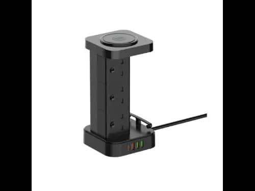 Ldnio SKW6457 3 in 1 Power Extension Cord with Wireless Charger