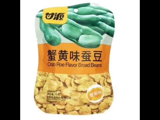 Crab flavor broad beans