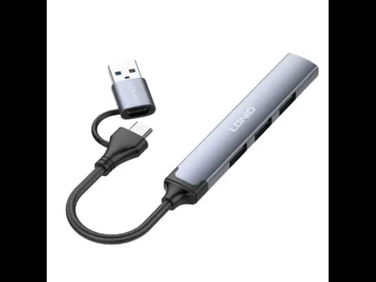 LDNIO DS-64C USB-A+Type-C To USB3.0*1+TypeC2.0*1+USB2.0*3