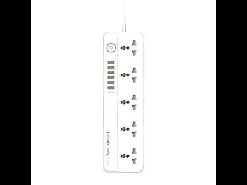 LDNIO SC5614 Multi-Function Power Strip 5 Power Sockets +6 AUTO-ID Perfect Home/Office Charging Station