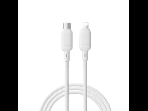 WIWU Stellar 27W USB-C to Lightning Fast Charging Cable 1M – White