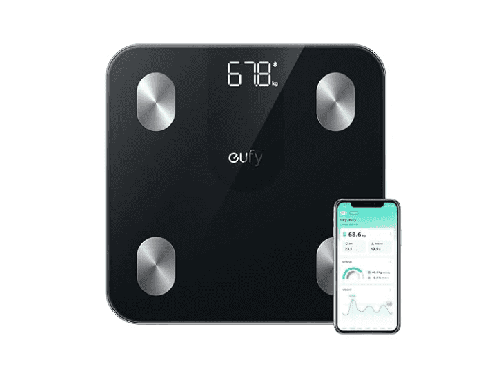 Eufy Smart Scale A1 – Bluetooth Smart Body Weight Scale with 12 Body Measurements & Best App Connectivity