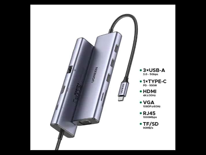 Ugreen 9 – in -1 Type-C Multifunction Hub 15600