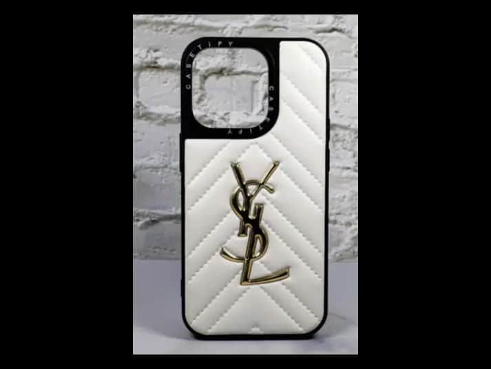 YSL Fashion Leather Case For iPhone