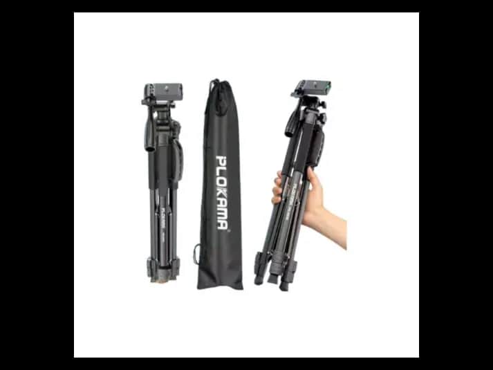 Plokama PK-9930 Tripod – 150cm Adjustable Camera & Best Mobile Tripod with Bluetooth Remote & Carry Bag