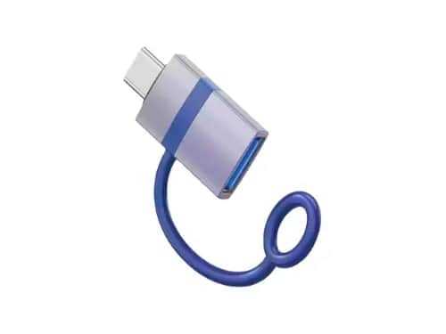WiWU WI-C052 Legend USB-A to USB-C Adapter (Gray)