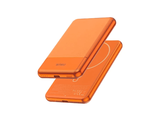 WIWU WI-P089 Silver Seraph 10000mAh Power Bank (Orange)