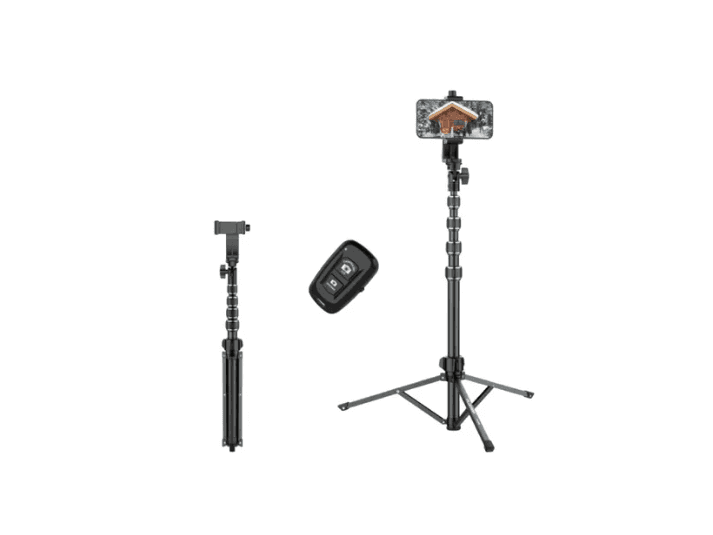 Plokama VT-200 Tripod – Powerful 200cm Professional Tripod for Cameras, Smartphones & Content Creators