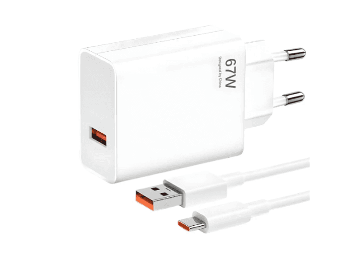 Xiaomi 67W USB to Type-C 2 in 1 Charger - Original GaN Powerful Fast Charging