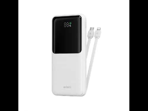 WiWU Wi-P081 22.5W 10000mAh Essen Power Bank – Black / White