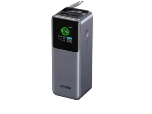 UGREEN 55987B 165W Power Bank with USB-C Retractable Cable