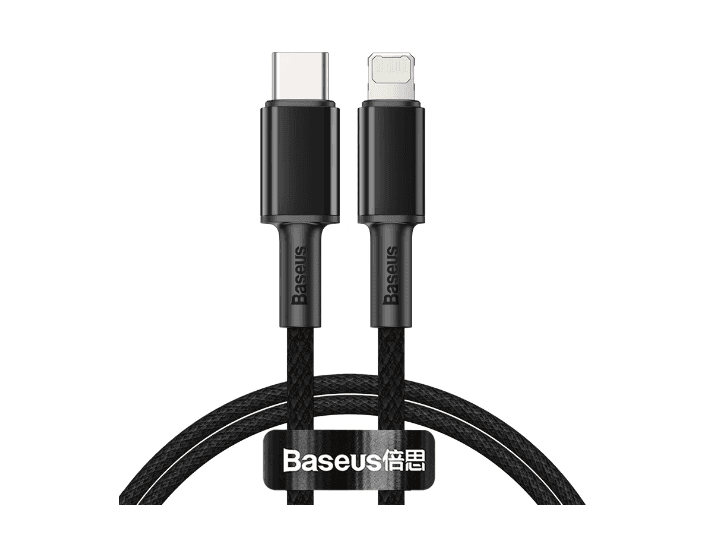 Baseus Type-C to Lightning Cable – Powerful 20W PD Fast Charging, High Density Braided, 480Mbps Data Transfer & iPhone Compatible