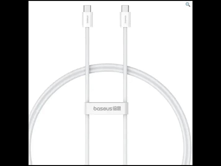 Baseus Superior Series 2 Fast Charging Data Cable Type-C to Type-C 30W 2m Moon White - P10365200211-01