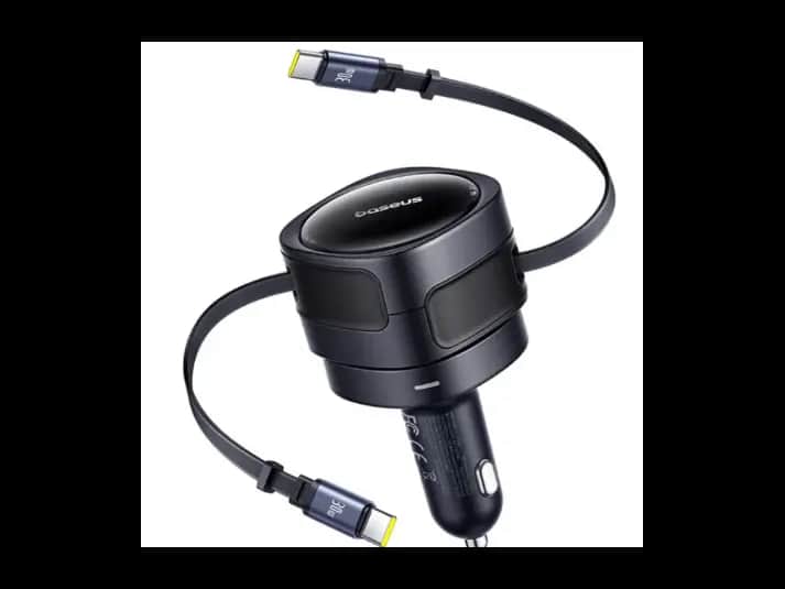 Baseus Enjoyment Max Car Charger C+C Cables 60W Cosmic Black – C00035507121-01