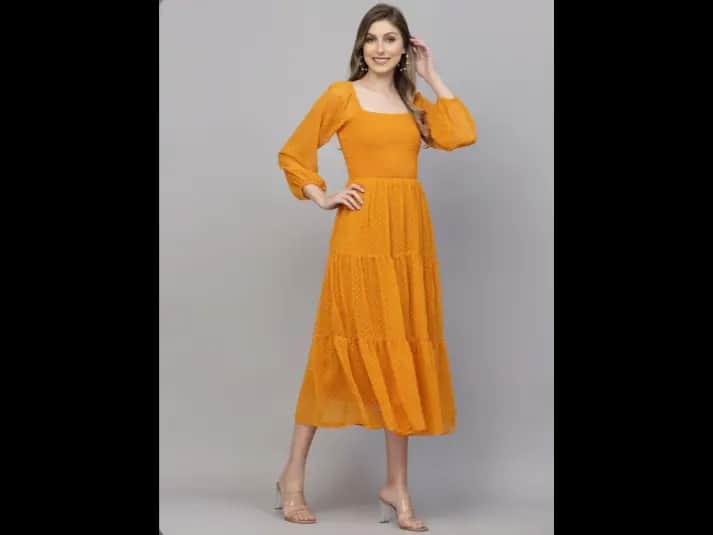 Georgette Midi Dress