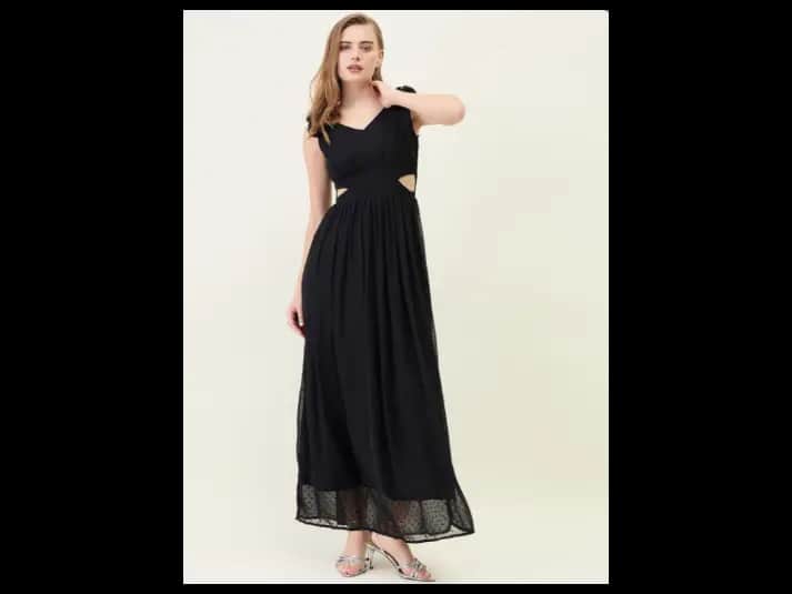 Women Fit & Flare Maxi Dress