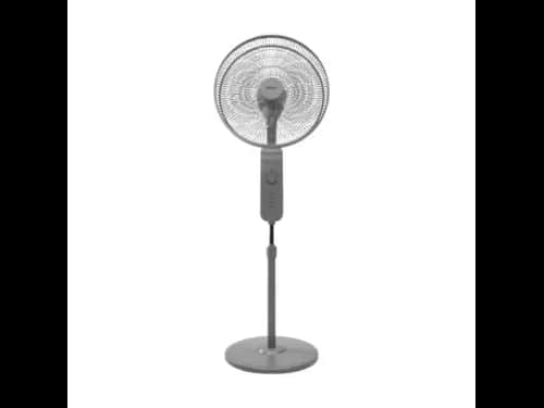 Abans Stormy Grey Stand Fan - Rust Free