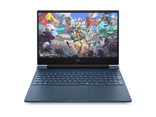 HP Victus Gaming Laptop 15-FA2277TX, 13th Gen Intel Core i5-13420H, 8GB RAM, 512GB SSD, Performance Blue, Chrome Logo