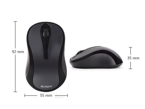 Mouse A4 Tech W/L G3-280N USB (3)
