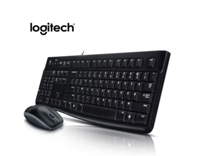 Keyboard Logitech Mk120 USB Combo (2)