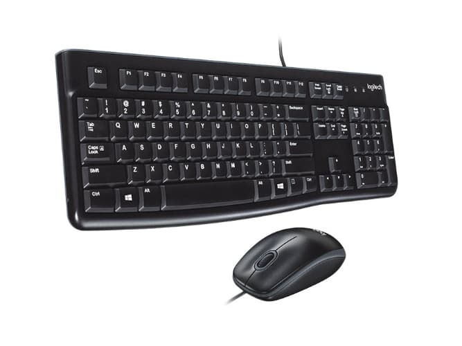 Keyboard Logitech Mk120 USB Combo