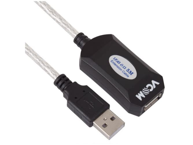 Cable Vcom Usb Extention Ic 10m Cu823(Nw)