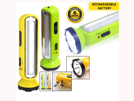 Bright Rechargeable Torch With Lamp – BR-1515L