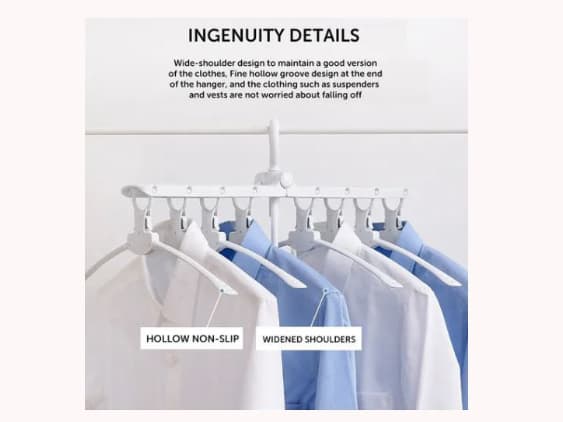 8-in-1 Multi-port Support Circle Clothes Hanger (2)