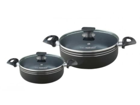 PREMIUM 4 Pcs Cookware Set With Glass Lid
