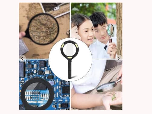 3 COB LED Powered Reading Magnifying Glass Lens (3)