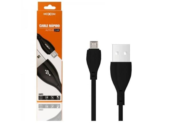 MOXOM 1 Meter Fast Charging 2.4A Data Cable USB-mi